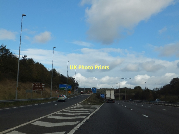Photo 6"x4" Junction 4 of M5 Lydiate Ash c2011