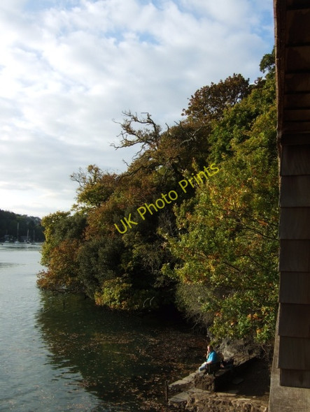 Photo 6"x4" The River Dart from The Boathouse of Greenway House Dittisham c2009