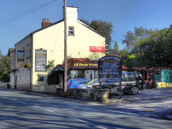 Photo 6"x4" The White Hart Hyde\/SJ9494 c2011