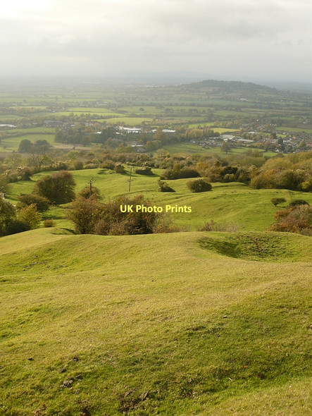 Photo 6"x4" Shurdington Hill, West, looking towards Churchdown Hill Churchdown c2011