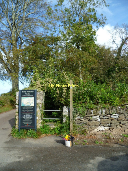 Photo 6"x4" Orange Way in Devon and Torbay (62) Berry Pomeroy c2011