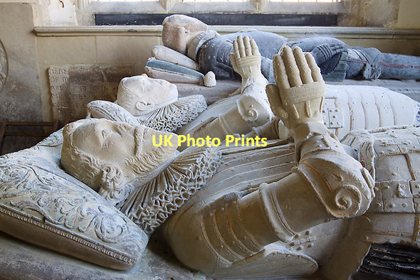 Photo 6"x4" Tomb-monument of Henry Ley - St Michael's church, Teffont Evias (detail - 2) Teffont Evias c2011