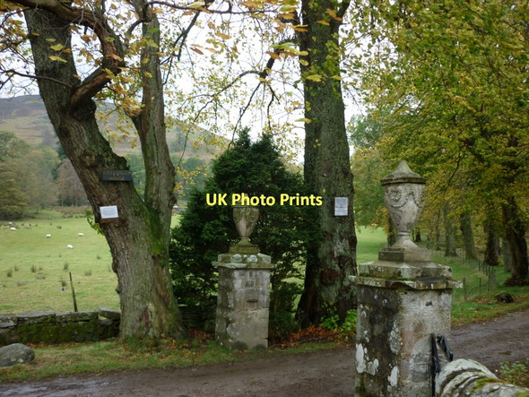 Photo 6"x4" The main entrance to Ardvorlich House Ardveich Wood c2011