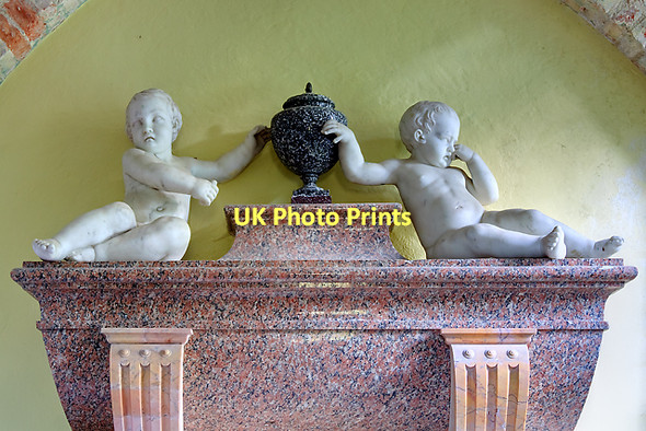 Photo 6"x4" Monument to Hester Colt Hoare - St Peter's church, Stourton (detail) Gasper c2011