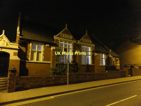 Photo 6"x4" Chester Deaf Centre by night Chester c2011