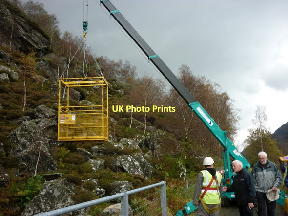 Photo 6"x4" Repairs underway on the Rob Roy Way Lochearnhead c2011