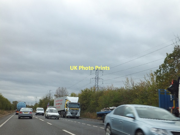 Photo 6"x4" Lay-by on A49, Shrewsbury bypass Battlefield\/SJ5116 c2011