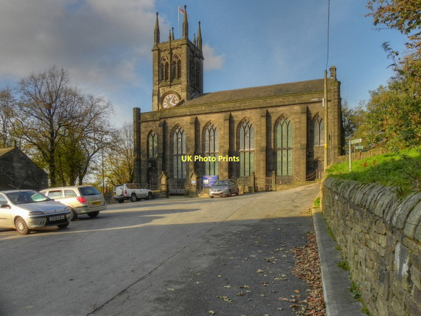 Photo 6"x4" Saddleworth Church (St Chad's) Dobcross c2011