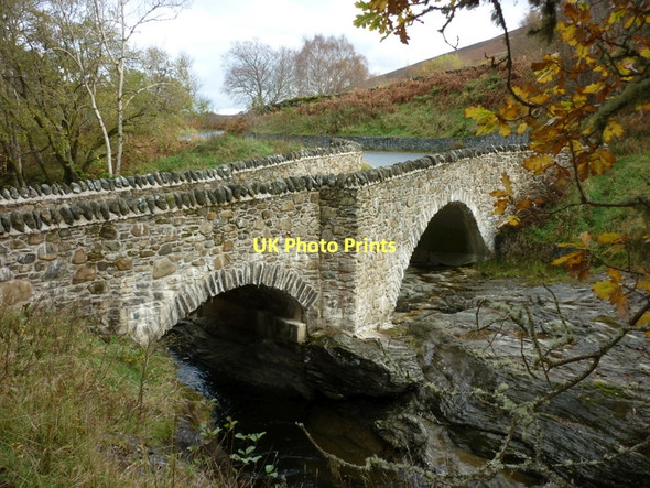Photo 6"x4" The road bridge over Burn of Ample Edinample c2011