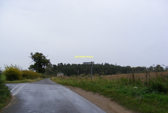 Photo 6"x4" Ash Road junction road to Wickham Market Wickham Market c2011