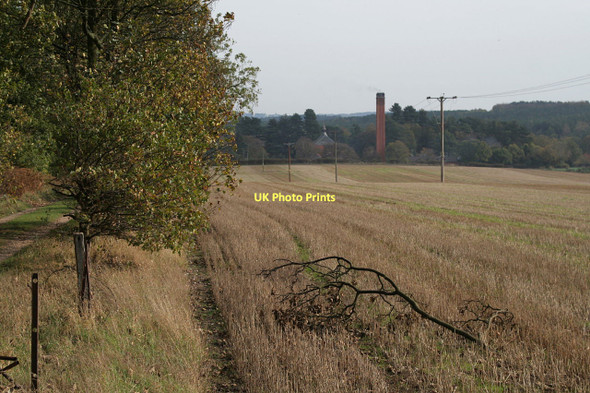 Photo 6"x4" Field above Papplewick Pumping Station Blidworth Dale c2011