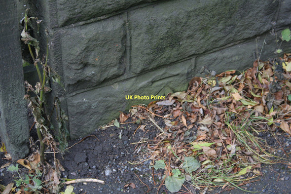 Photo 6"x4" Bench mark on Oakerthorpe Bridge Oakerthorpe c2011