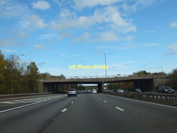 Photo 6"x4" Junction 10 (A329(M)) of M4 Wokingham c2011