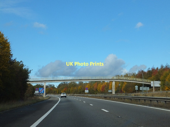 Photo 6"x4" Footbridge over A404 by Maidenhead Thicket Maidenhead c2011