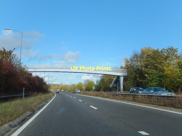 Photo 6"x4" Footbridge over A404 east of Marlow Marlow\/SU8586 c2011