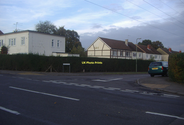 Photo 6"x4" Houses on the corner of Braeside from Scotland Bridge Road West Byfleet c2011