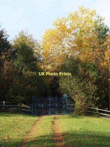 Photo 6"x4" Gateway to the garden of Hughenden Manor High Wycombe c2011