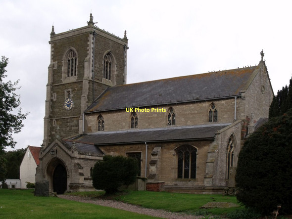 Photo 6"x4" St nicholas Church, Partney Spilsby c2011