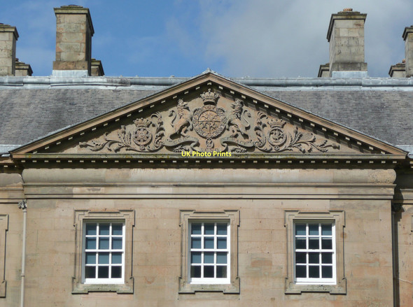 Photo 6"x4" The pediment, Dumfries House Auchinleck\/NS5521 c2011