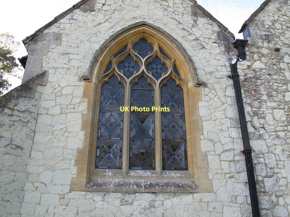 Photo 6"x4" St Michael's Betchworth: south-east window Betchworth c2011