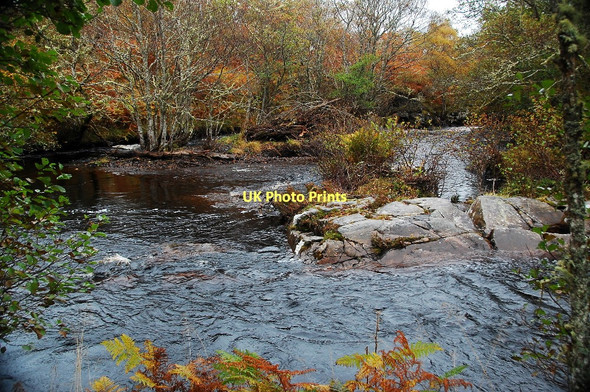 Photo 6"x4" Upstream from Torboll Falls Little Torboll c2011