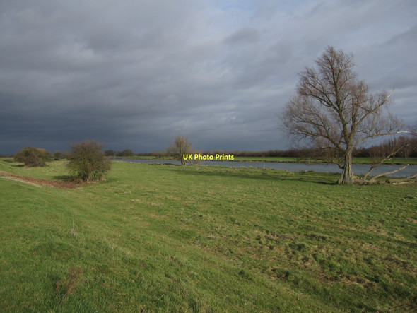 Photo 6"x4" River Great Ouse Church End\/TL3770 c2011
