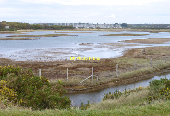 Photo 6"x4" Salt Marshes Lymington c2011