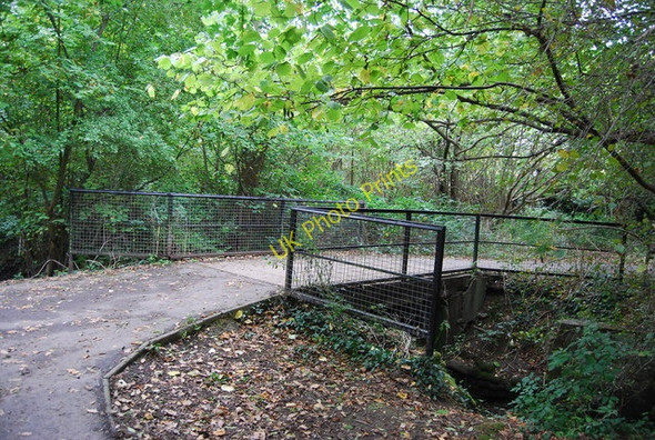 Photo 6"x4" Footbridge over the Pen Stream Tonbridge c2009
