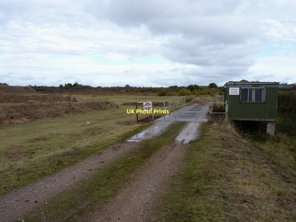 Photo 6"x4" Former weighbridge at Morville gravel pit Morville Heath c2011