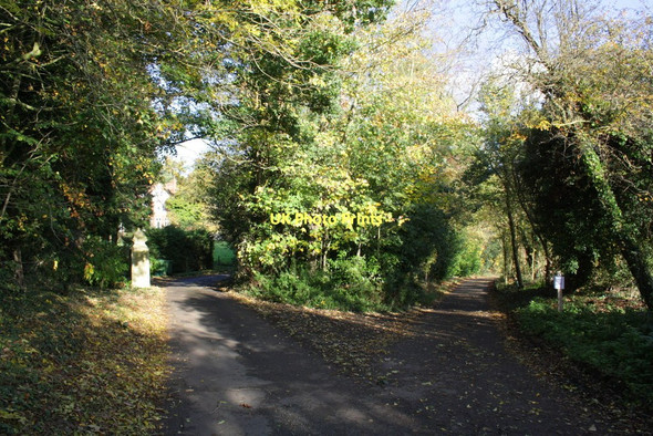 Photo 6"x4" Entrance to Dyson's Lodge from Dysonswood Lane Chazey Heath c2011