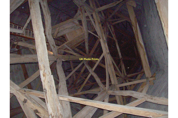Photo 6"x4" Salisbury Cathedral, Spire construction Salisbury c2011