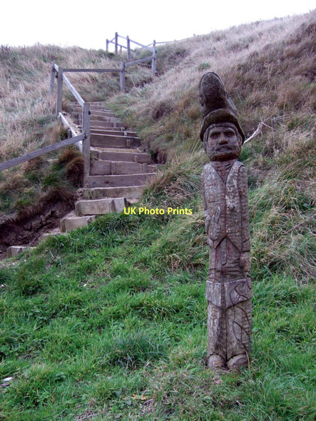 Photo 6"x4" Footpath to Sewerby Flamborough c2011