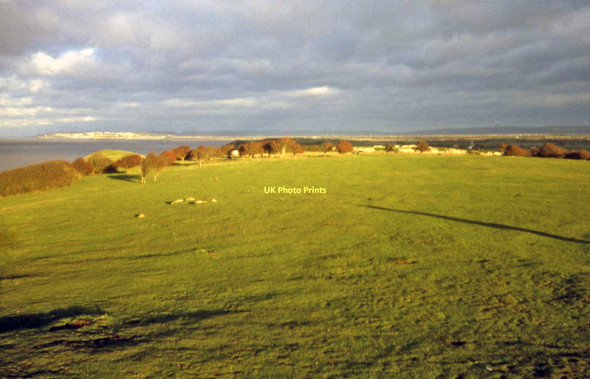 Photo 6"x4" Top of Brean Down Brean c1997