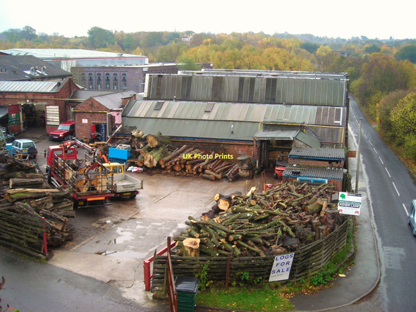 Photo 6"x4" Asher Lane and timber yard Ripley\/SK4050 c2011