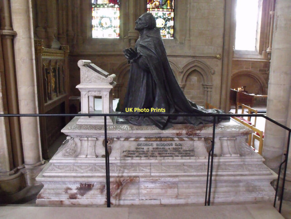 Photo 6"x4" Tomb of George Ridding, Southwell Minster Southwell\/SK7053 c2011
