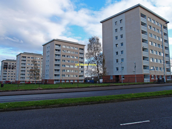 Photo 6"x4" Flats, Hillington Cardonald c2011
