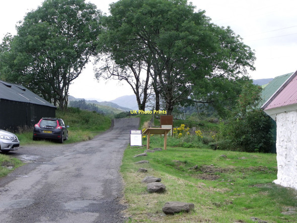Photo 6"x4" Minor road beside Moirlanich Longhouse Monemore c2011