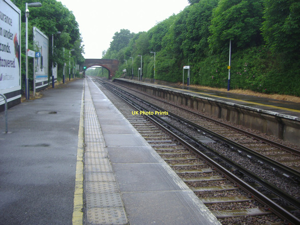 Photo 6"x4" Clandon station platforms West Clandon c2008