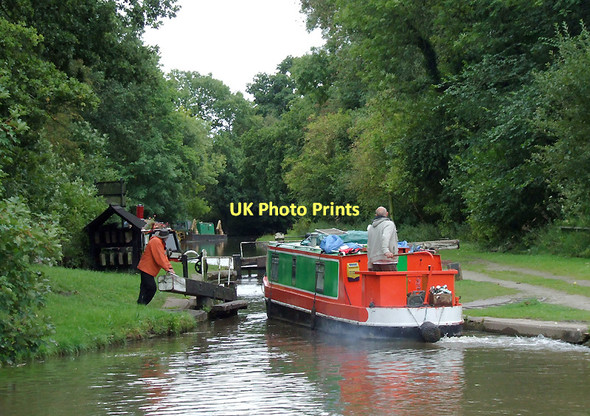 Photo 6"x4" Dutton Stop Lock north-east of Preston Brook Tunnel Dutton c2011