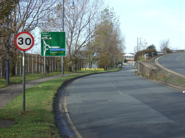 Photo 6"x4" Road to ferry terminal Bootle\/SJ3394 c2011
