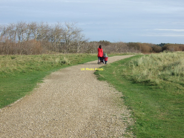Photo 6"x4" Path towards Hightown Hightown\/SD2903 c2011