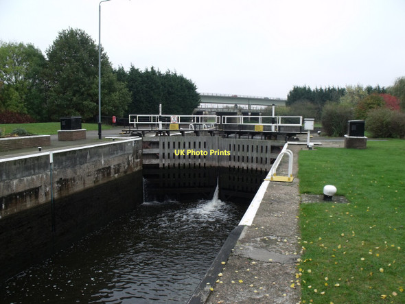 Photo 6"x4" Nether lock, Newark Newark-on-Trent c2011