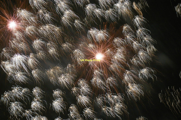 Photo 6"x4" Firework display, Carshalton Park Carshalton c2011