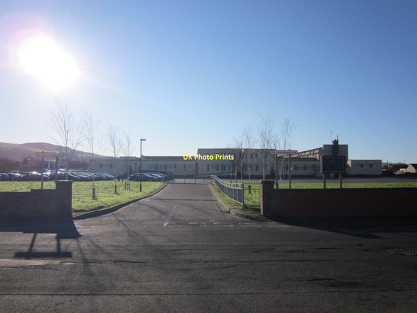 Photo 6"x4" Girvan Old Academy Girvan c2011