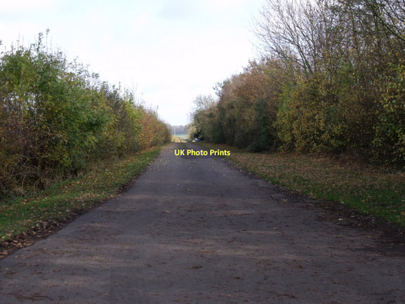 Photo 6"x4" Road to Gelston Grange Brandon\/SK9048 c2011
