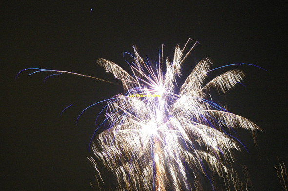 Photo 6"x4" Firework display, Carshalton Park Carshalton c2011