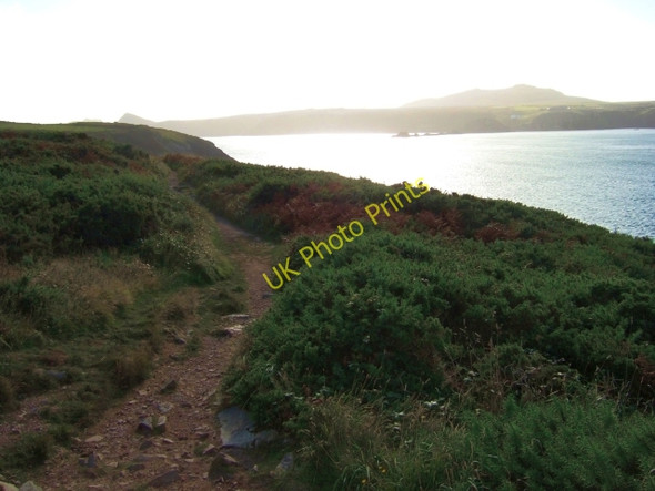 Photo 6"x4" The coast path in SM7124 Treginnis c2009