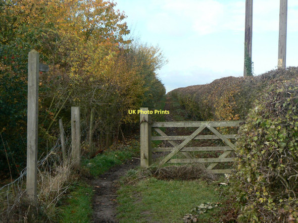 Photo 6"x4" Keyworth bridleway BW7 Keyworth c2011