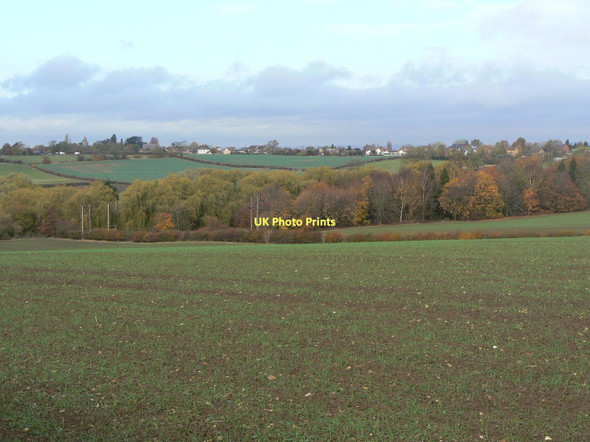 Photo 6"x4" View from Wolds Lane Keyworth c2011