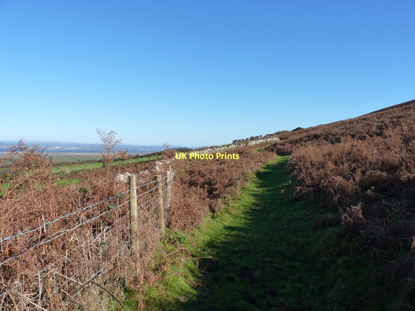 Photo 6"x4" Bridleway along the northern side of Llanmadoc Hill Llangennith c2011